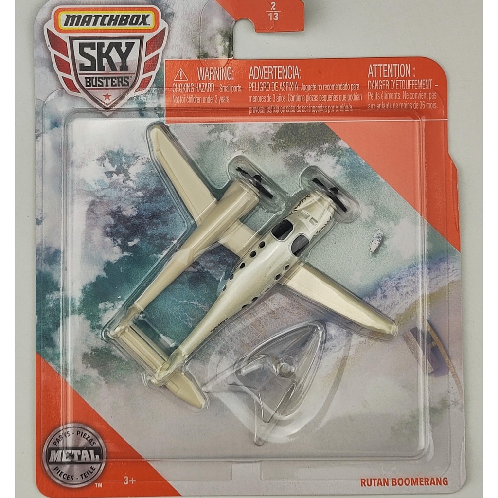 Matchbox 68982 City Heroes Airplane Series Rutan Robinson r44 Crow ...
