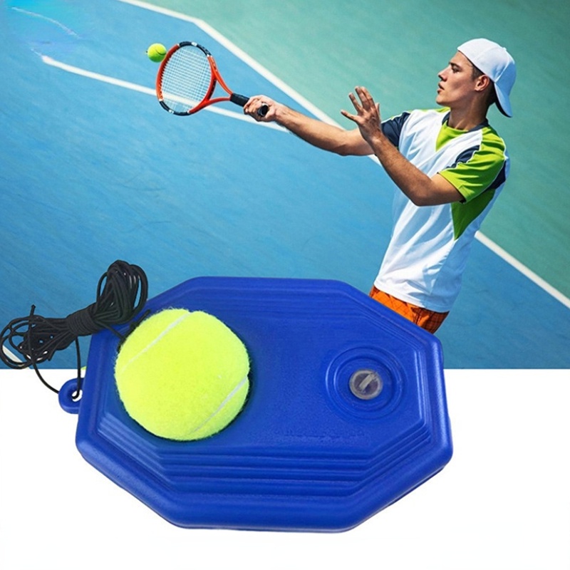 Tennis Trainer with Elastic Rope for Solo Practice and Automatic Ball ...