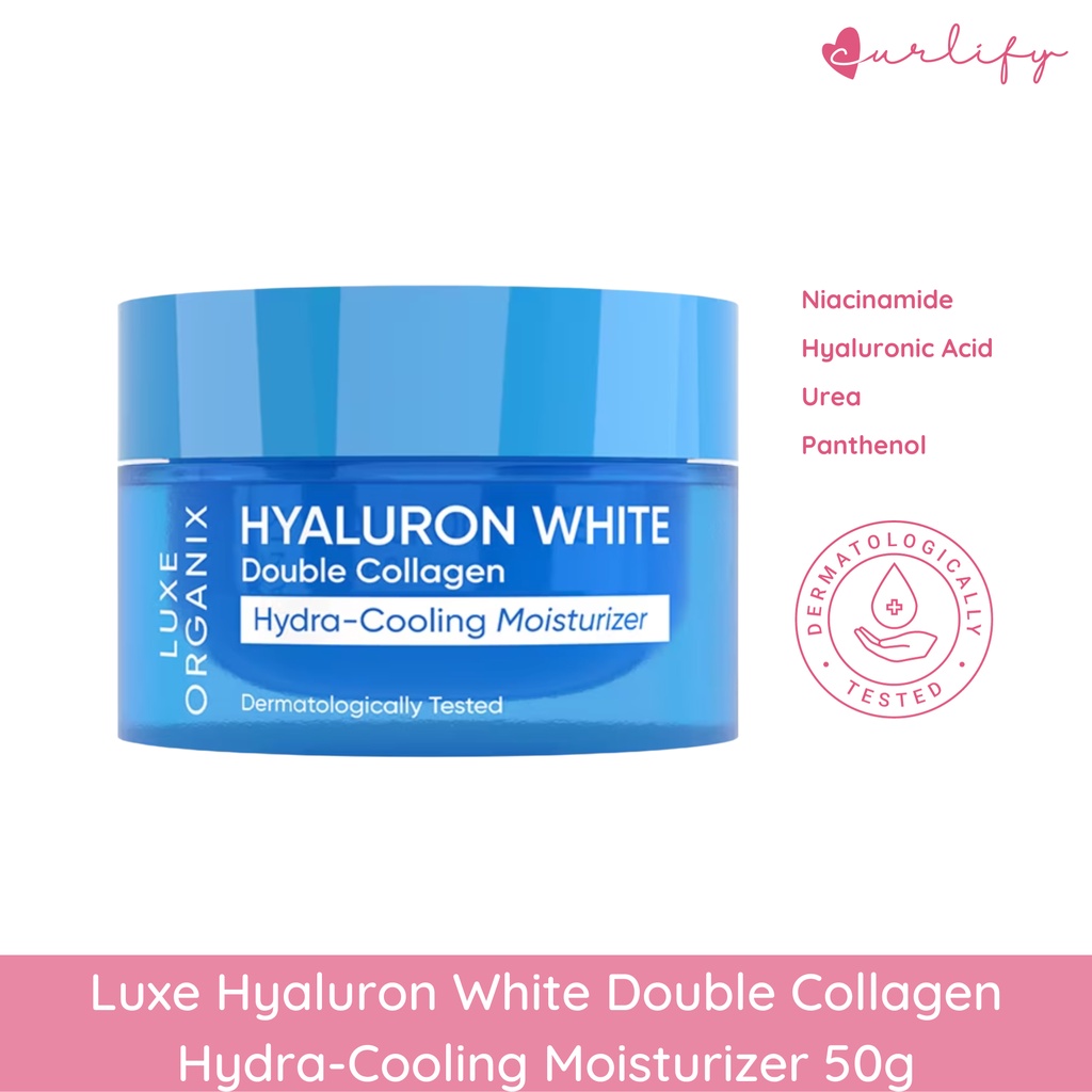 Luxe Organix Hyaluron Double Collagen Hydra-Cooling Moisturizer 50g ...