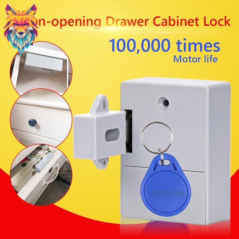 T3 Invisible RFID Free Opening Smart IC Card Sensor Cabinet Lock Locker ...