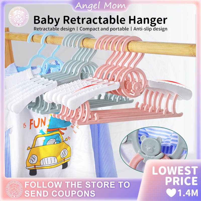 Baby Hanger For Kids Clothes Hanger Adult Baby Dual Use Retractable