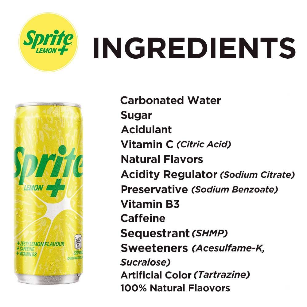 Ingredienti Sprite Sprite Can (Imported) Online Grocery Shopping And