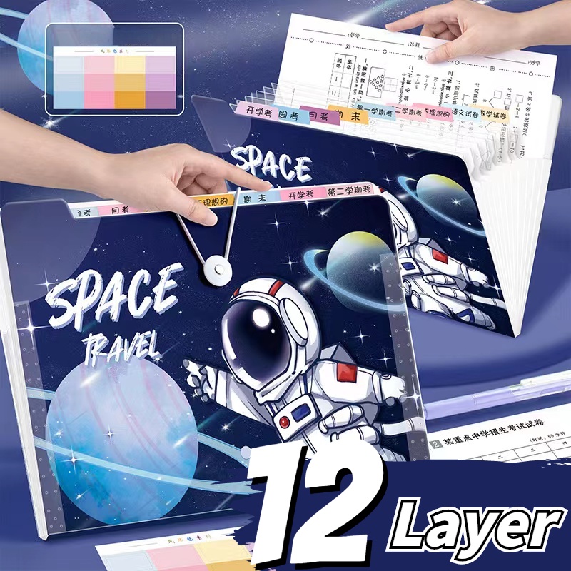 Document Organizer 7-Section Waterproof File Folder Organizer - PP ...