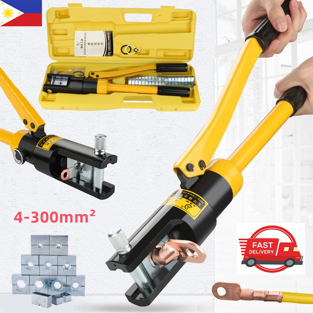 4 300mm² Hydraulic Crimping Plier Tool Yqk 300 Hydraulic Crimper Tool Shopee Philippines 