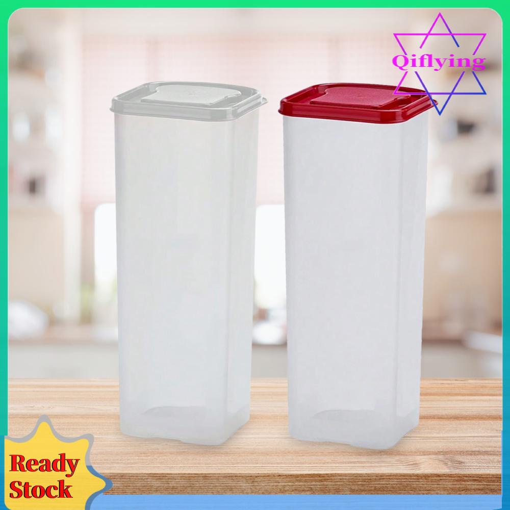 Plastic Bread Keeper with Airtight Lid Loaf Bread Box for Small