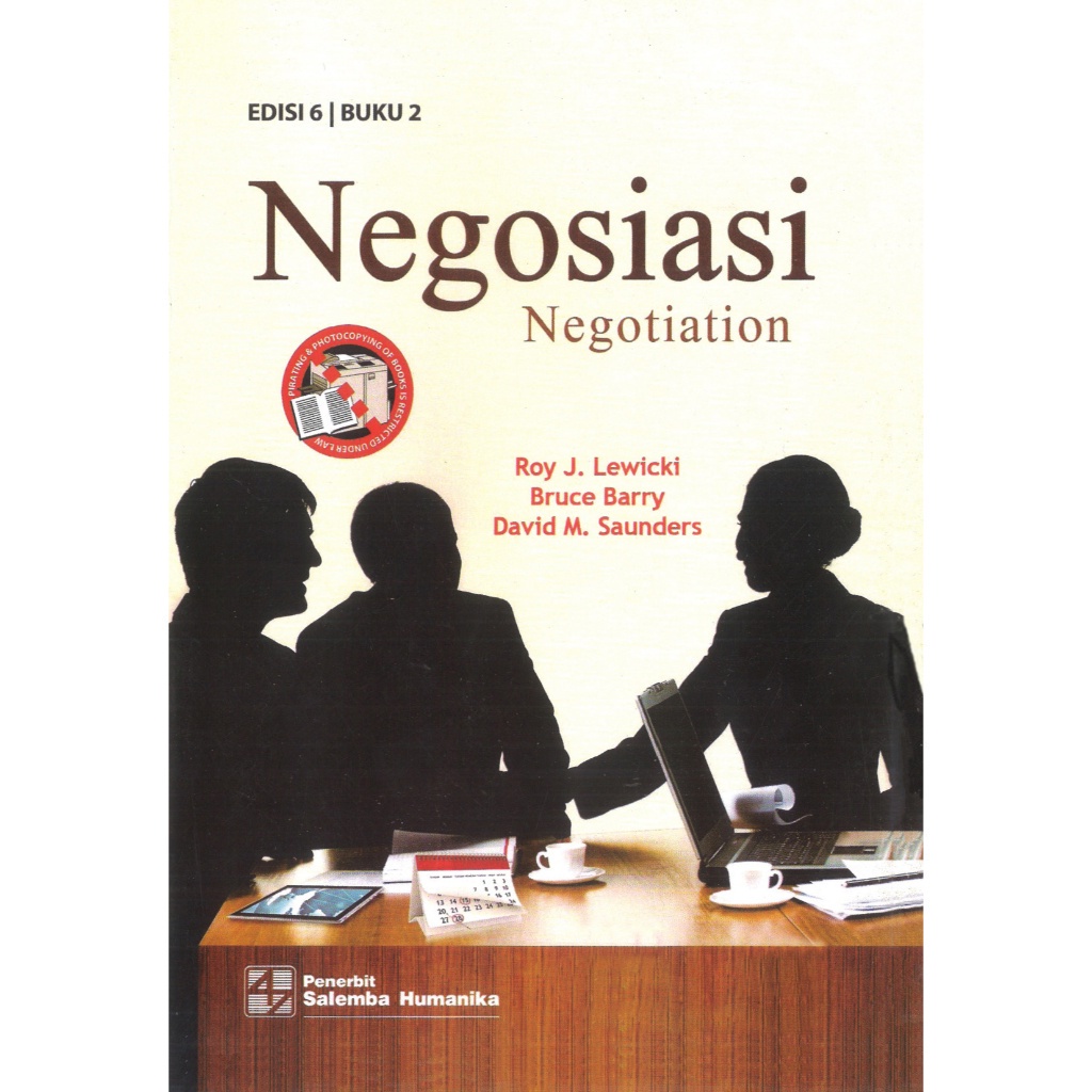 Negotiation Book 6th Edition 2nd roy j lewicki bruce barry david m saunders | Shopee Philippines