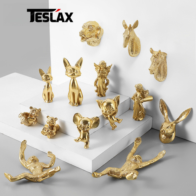 Creative Kids Handle Animal Shapes Drawer Knob And Handle Cartoon ...
