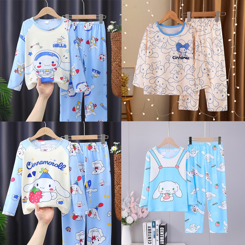 Cinnamoroll Pajama for Kids and Girls Anime Summer Sleepwear Hello ...