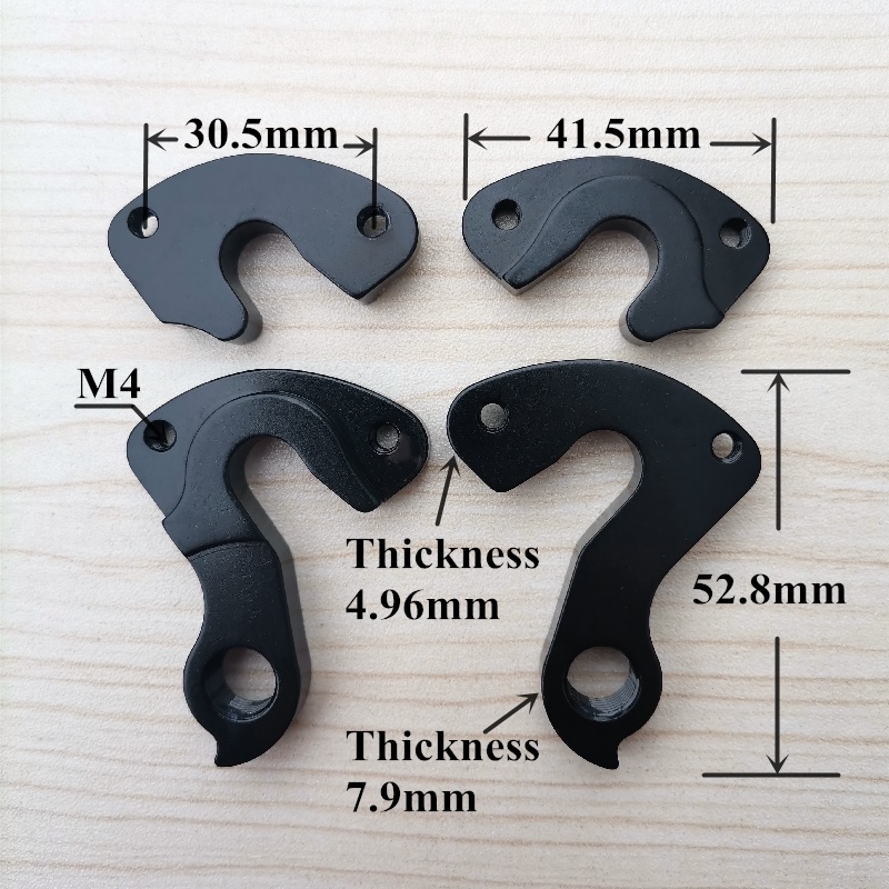 1pc Bicycle MECH dropout 135x10mm 142x12mm For Trident Thrust TRINX OEM  Bike Quick Release carbon frame Gear derailleur hangers