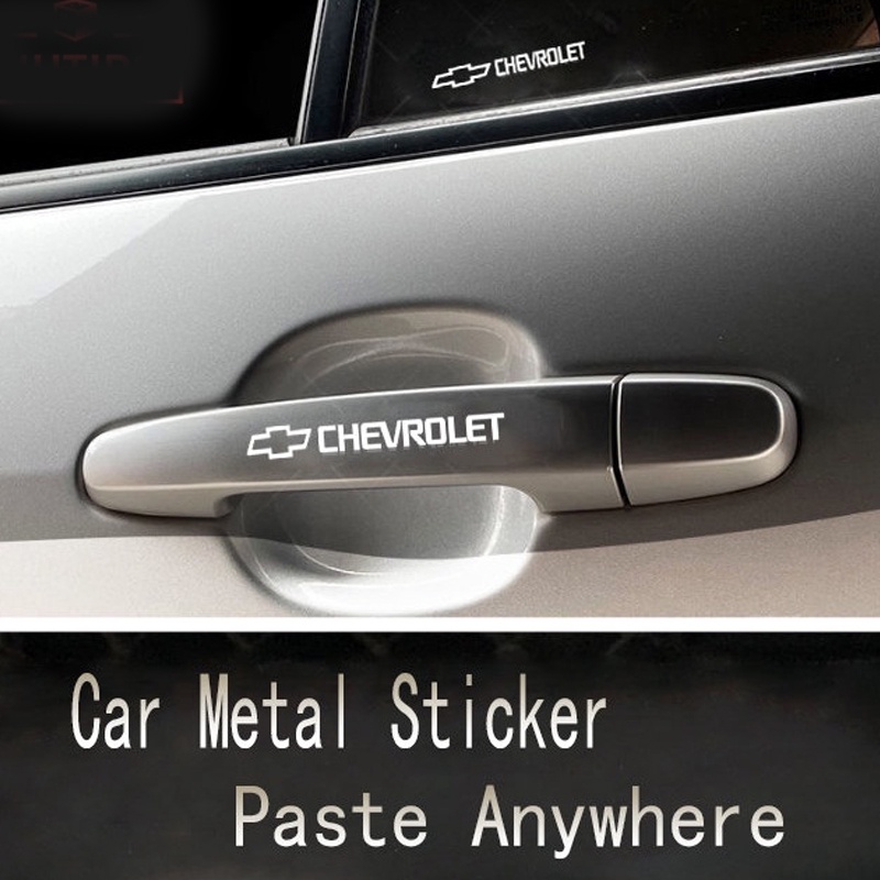 Chevrolet Car Logo Metal Sticker 3D Creative Decoration Window Door