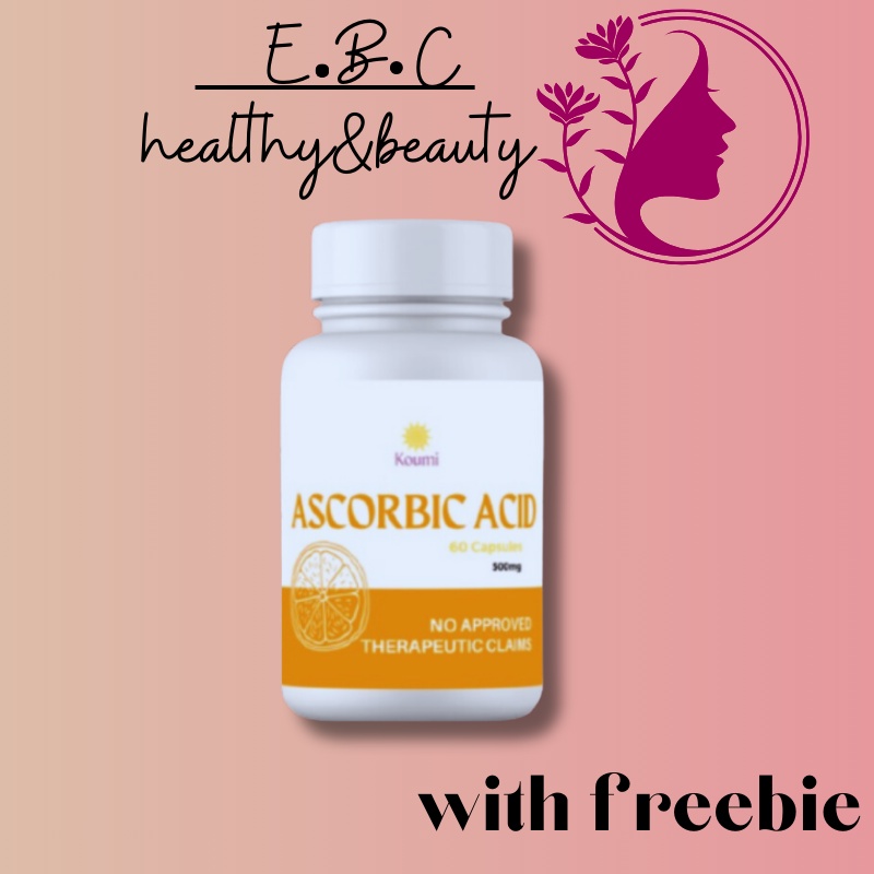 Koumi Ascorbic Acid Vitamin C Capsule 1 Bottles 60caps Supplement 500mg