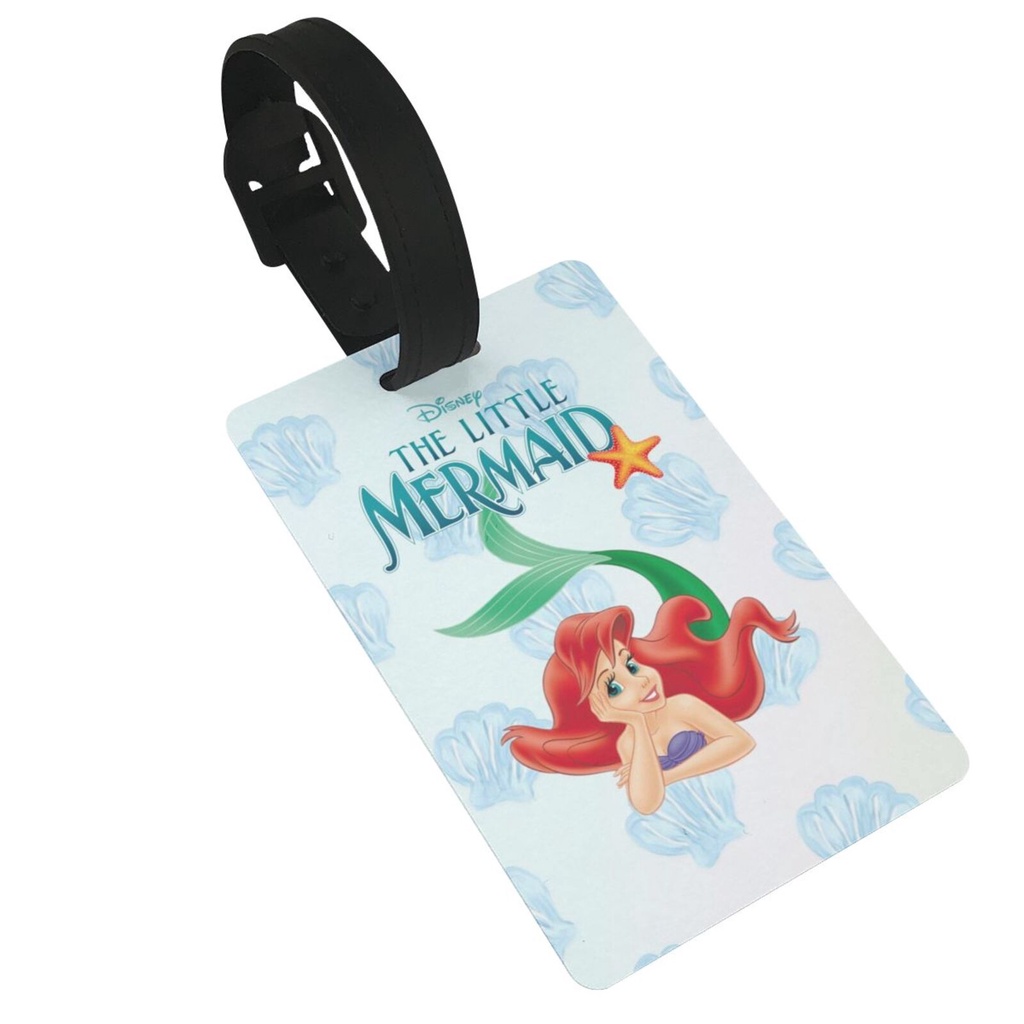 Disney Princess Ariel Luggage Tag Suitcase Name ID Card Labels