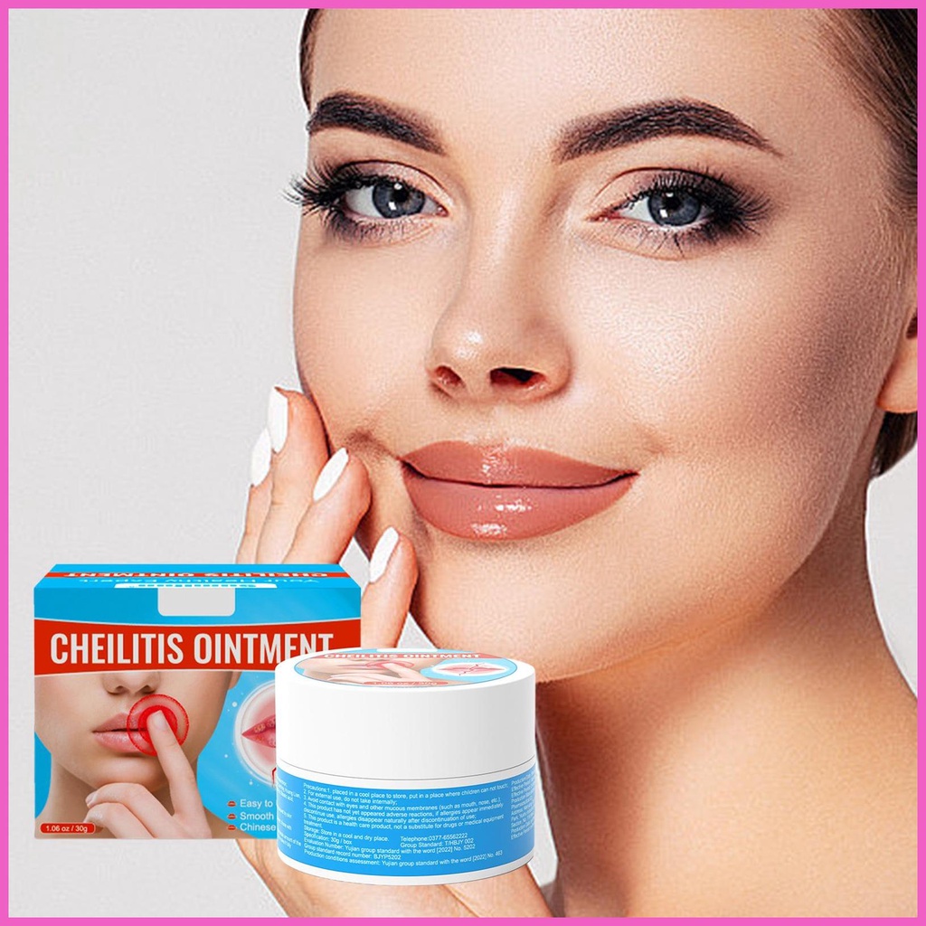 Cheilitis Lip Cream Repairing Anti Lip Lines Ointment Natural Plant
