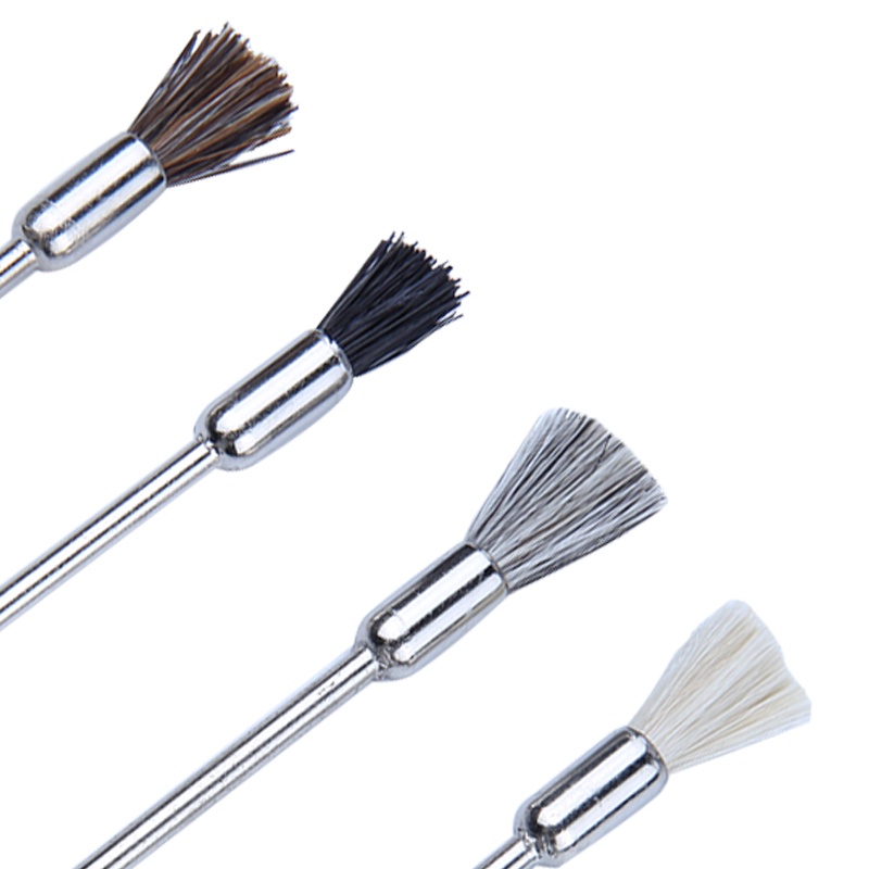 Dental Polishing Brush Silicon Carbide Material Nylon Latch Flat Teeth