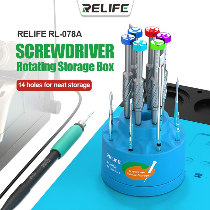 RELIFE RL-078A Screwdriver 360 Degree Rotating Maintenance Tools ...