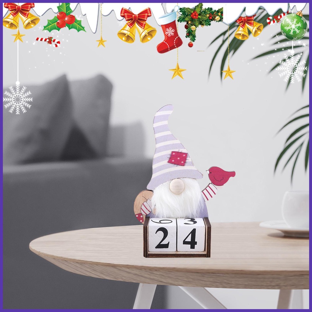 Gnome Advent Calendar Wood Christmas Countdown Advent Calendar Wood ...