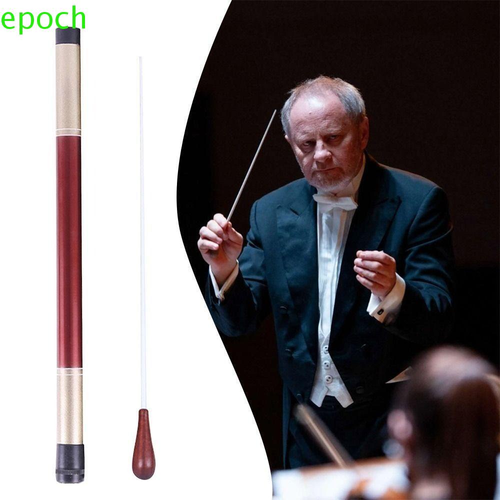 EPOCH Conductor Stick, Fiber Tube Ebony Wood Orchestra Band, Rhythm