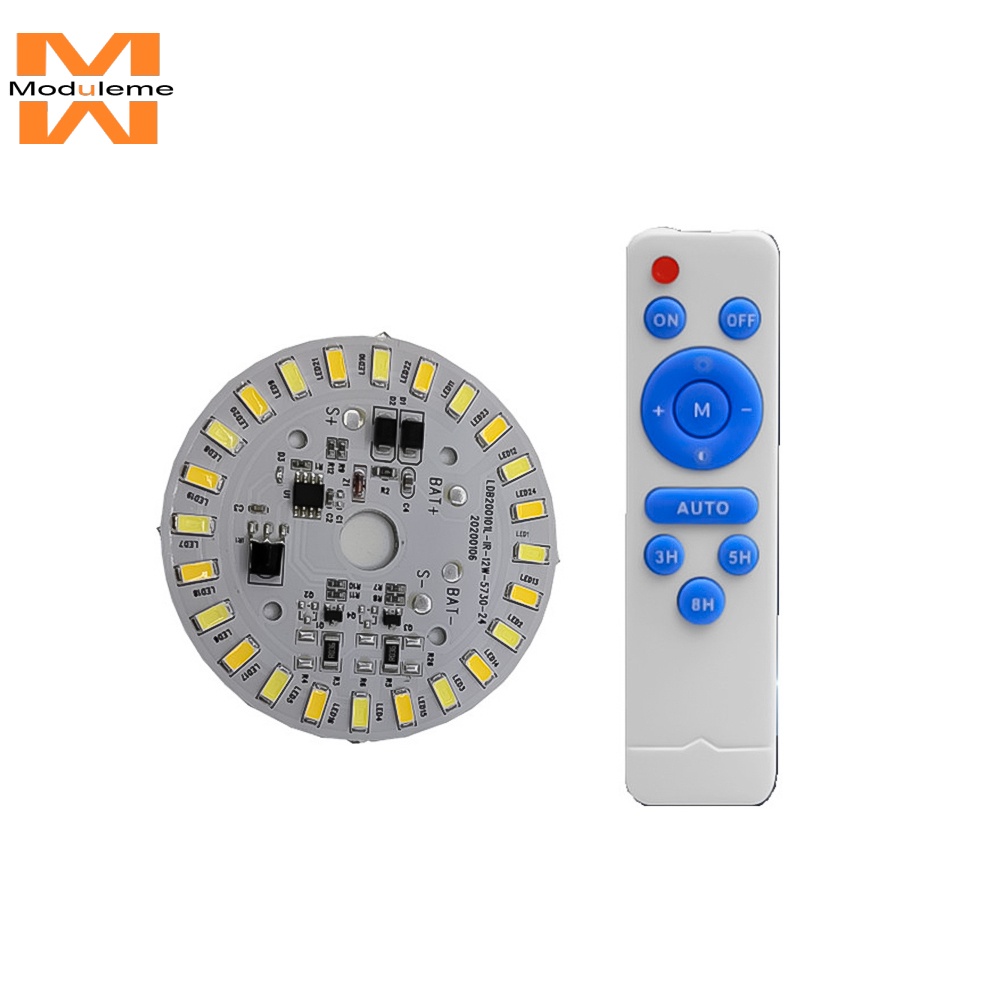 Round 3.2V 3.7V Two-color LED Solar Light Source Panel 12W Solar ...
