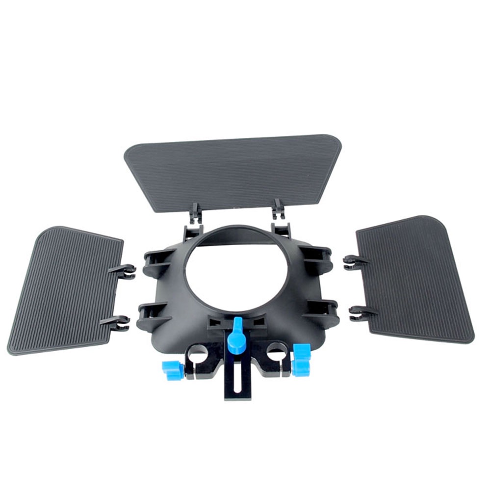M1 Matte Box Camera Shade for 15mm Rail Rod Follow Focus Rig Cage ...
