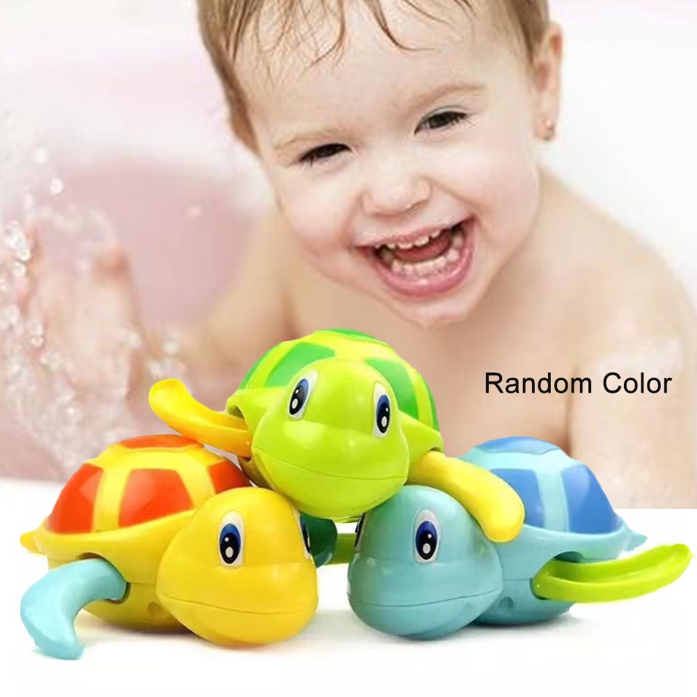 Baby Bath Toys Clockwork Turtle For Toddlers Kids Summer Po | Shopee ...