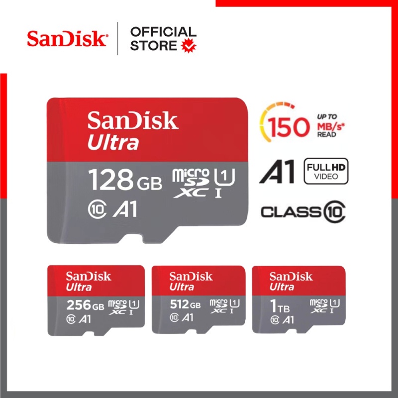 SanDisk Ultra 1TB MicroSDHC UHS-I MicroSD Card Memory Card | Shopee ...