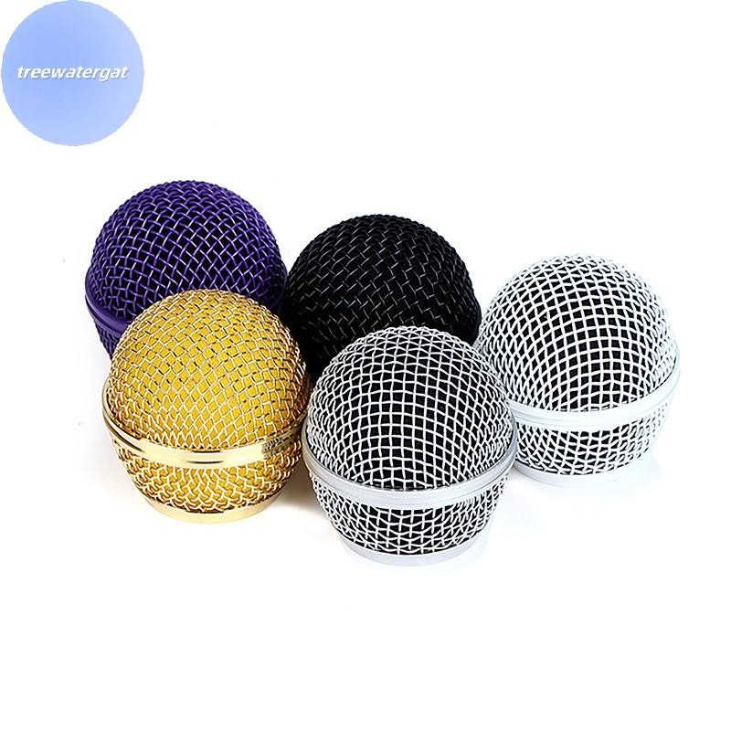 Replacement Mesh Grille For Shure SM58 Microphone - Metal Microphone Head With Built-in Pop Filter-951198