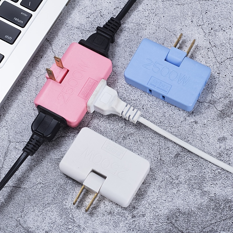 Rotatable Plug 180 Degree US Converter One Turn Three Extension Multi ...