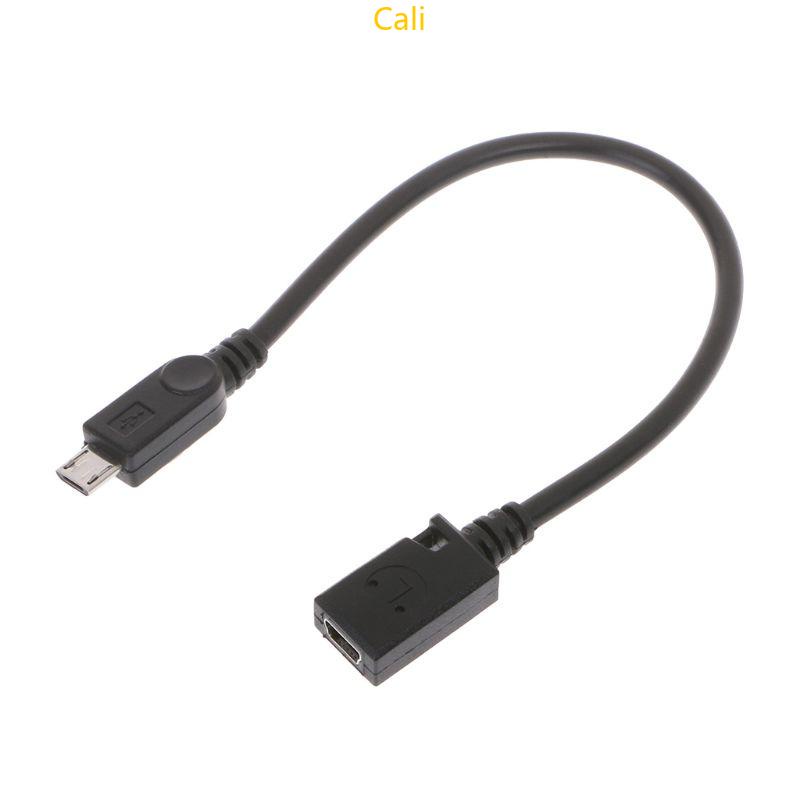 Cali Micro USB Type B Male to Mini USB Type B Female Host OTG Adapter