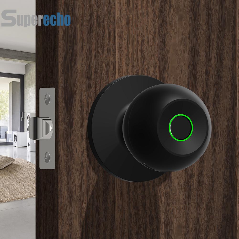 Tuya Biometric Fingerprint Smart Door Lock Electronic Door Knob Entry
