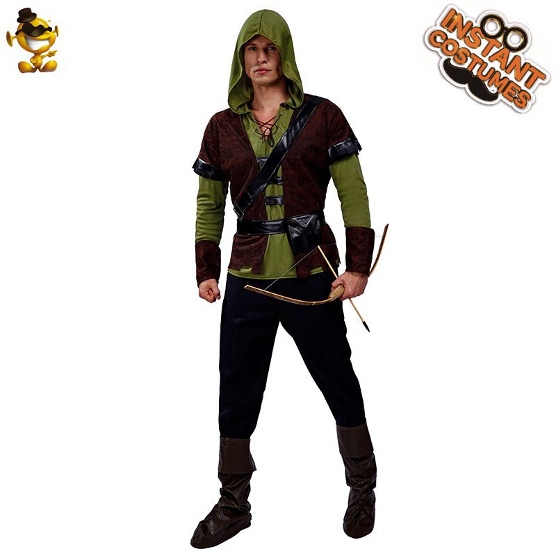 Halloween Adult Men's Archer Role-playing Costume European Swordsman 