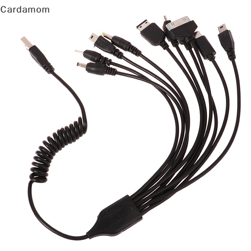 {CARDA} 1Pc 10 In 1 Micro USB Multi Pin Cable Charger Universal USB