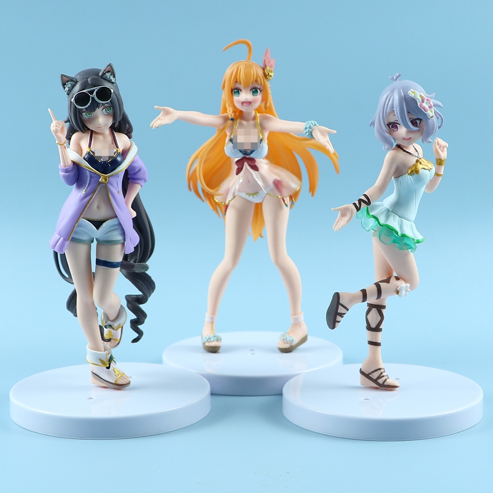 Re:Dive フィギュア 3体セット Pecorine Kokkoro Princess Connect Re:Dive Action Figure Pecorine Karyl Kokkoro