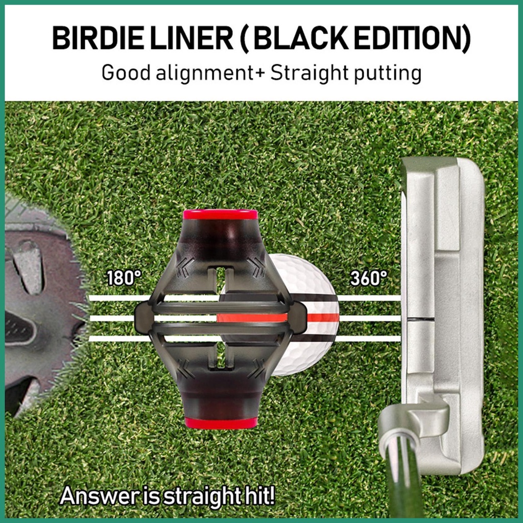 Golf Ball Marker Stencil High Precision Golf Ball Marker 360Degree