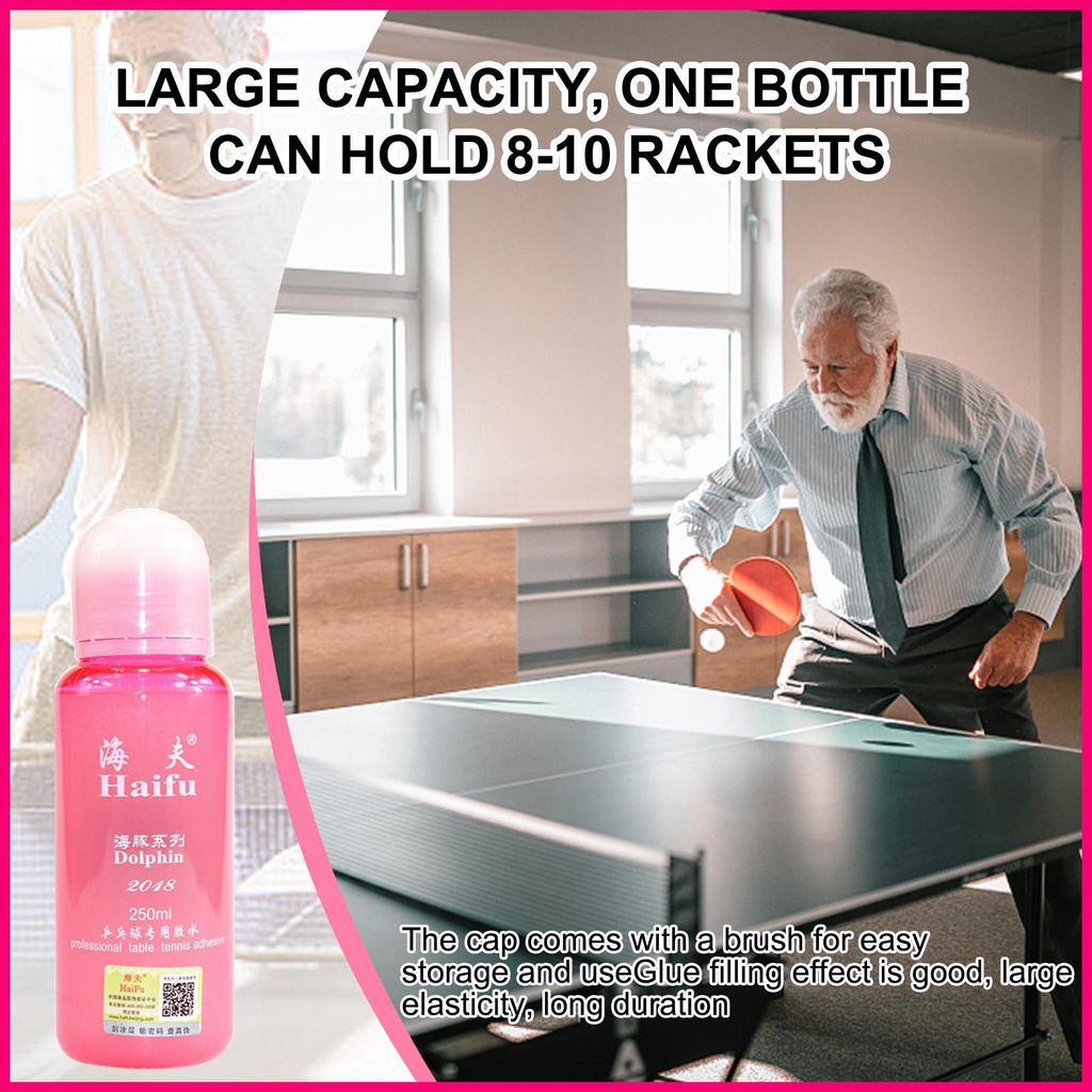 PingPong Paddle Special Rubber Professional Pong Paddle Adhesive 250ml