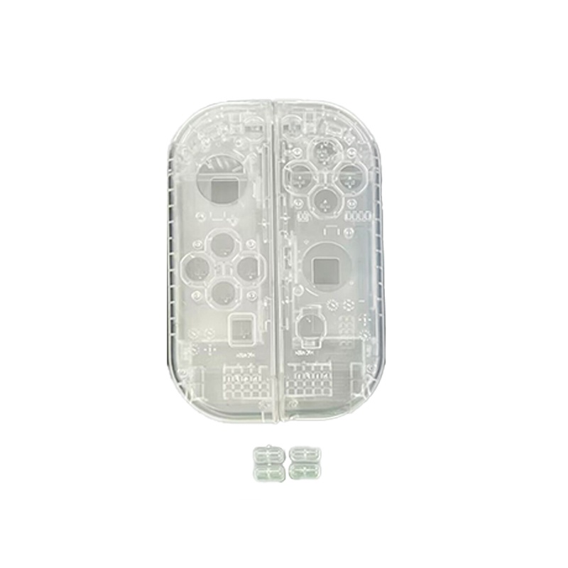 Meuctiffy For Replacement Clear Transparent Shell Cover SL SR Buttons ...