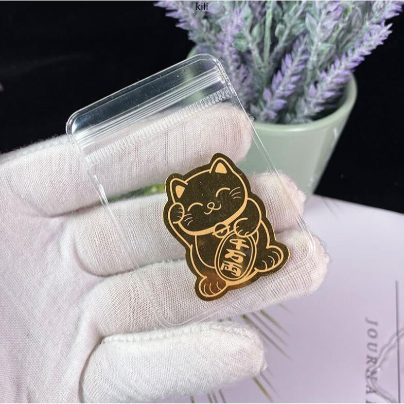 kilii Lucky 2024 Dragon Year Gold Foil Mobile Phone sticker God of ...
