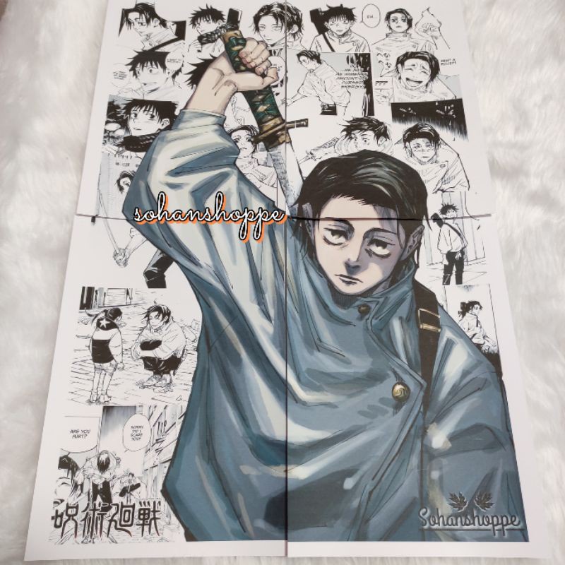 sohanshoppe Jujutsu Kaisen Manga Panel Poster Nanami Megumi Itadori ...