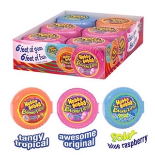 Hubba Bubba Bubble Tape Sour Blue Raspberry - 2 oz/12 pack