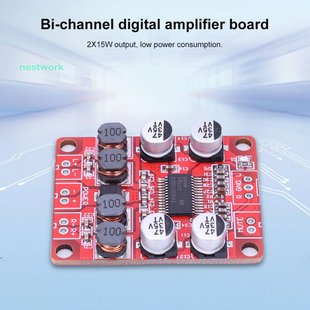 TPA3110 Digital Power Amplifier Module DC 12V Dual Channel Electronic