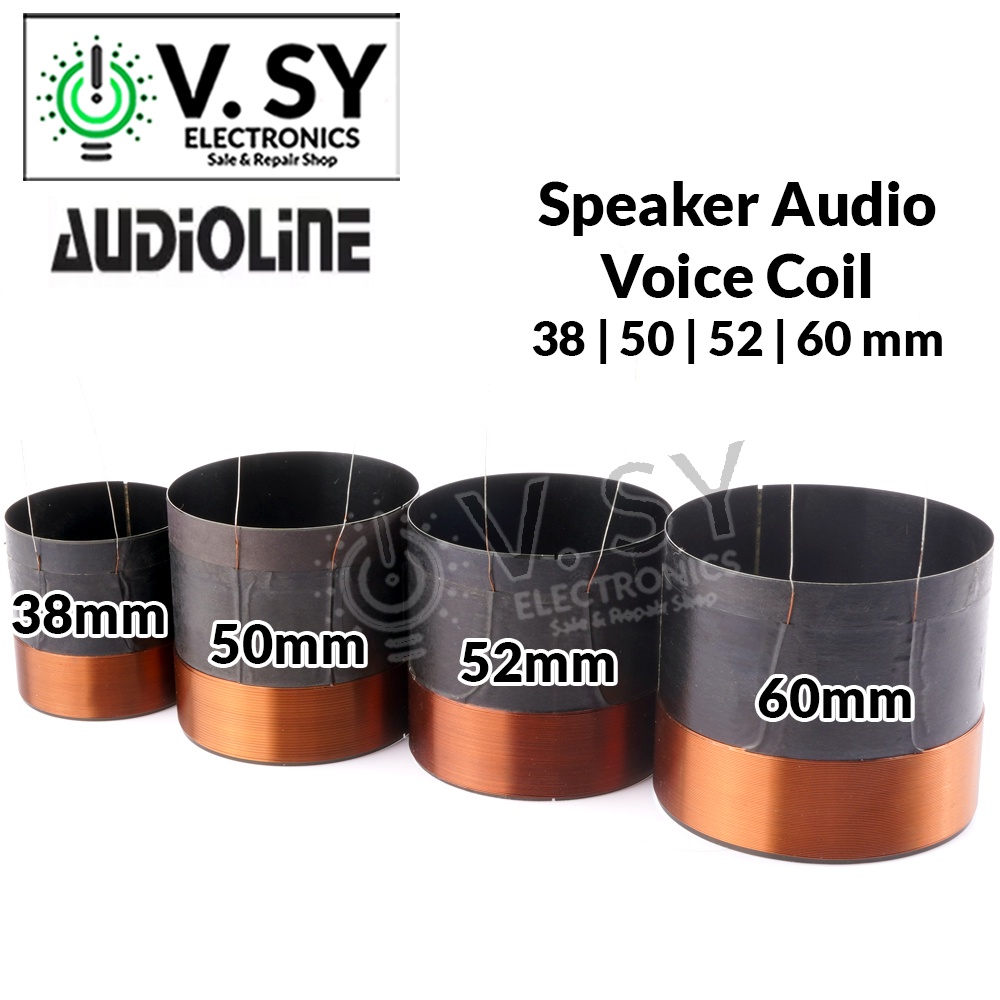 Audioline Speaker Voice Coil Audio Replacement Voice Coil Single ...