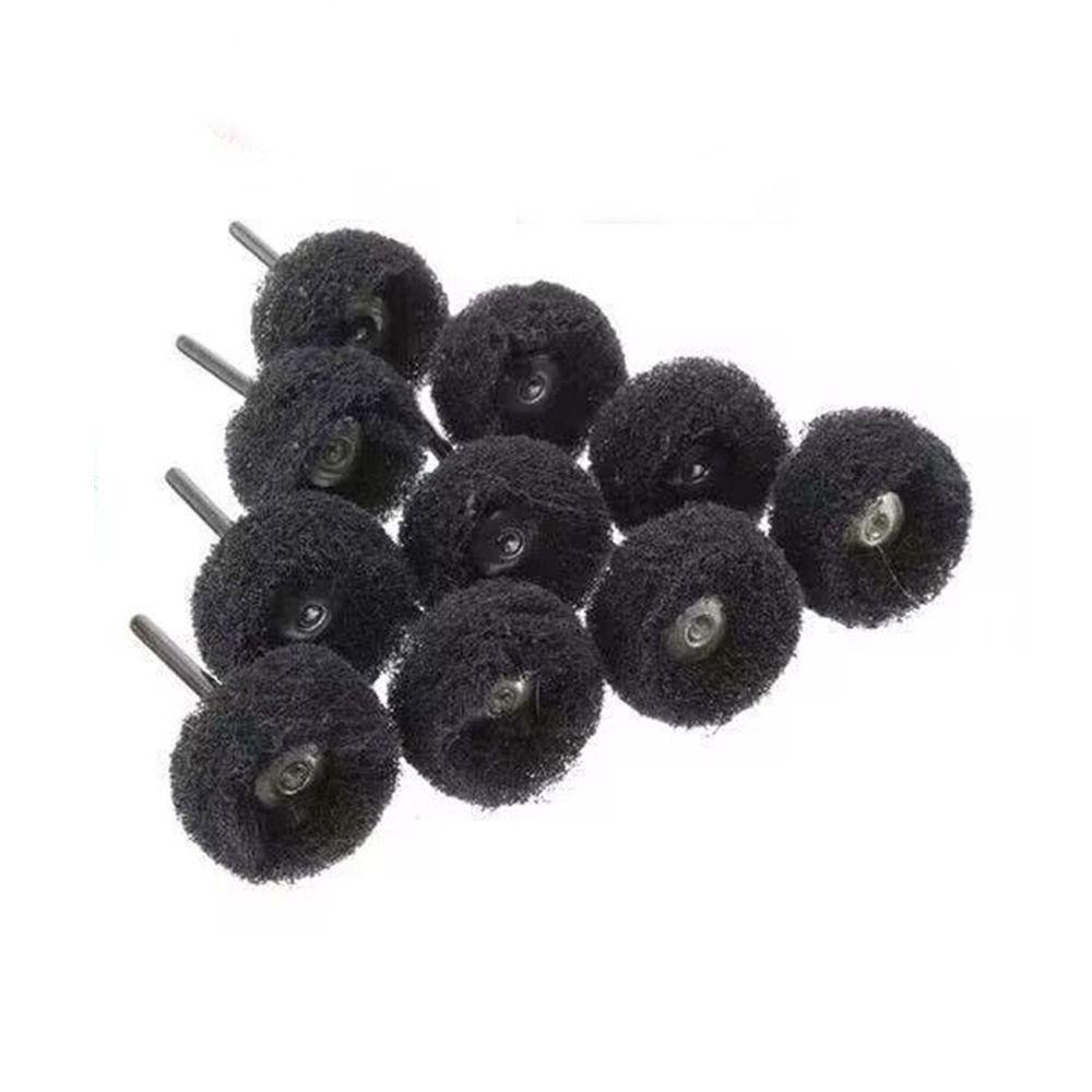 GLENES 10pcs Polishing Wheel, Buffing Fiber Drill Abrasive Brush, Mini ...