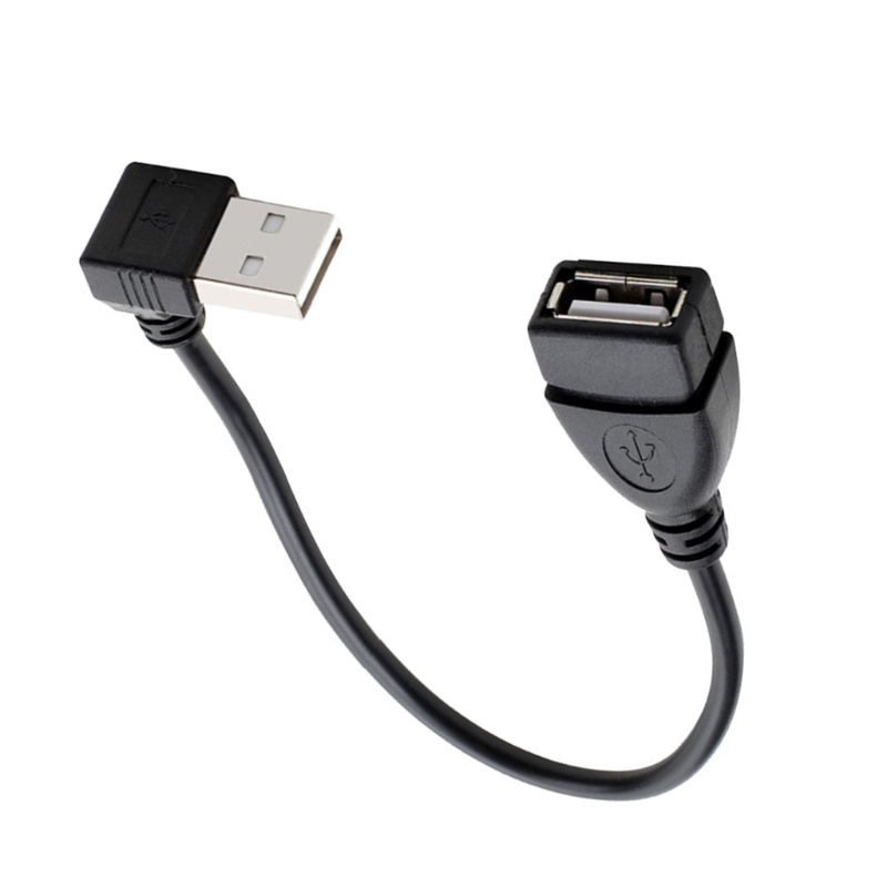 Niki 30cm USB2 0 Male to Female Adapter Cable 90 degree Angled Line for ...