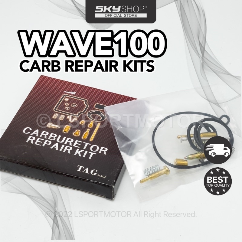 HONDA WAVE100 CARBURETOR REPAIR KITS CARB REPAIR KIT W100 WAVE 100 ...