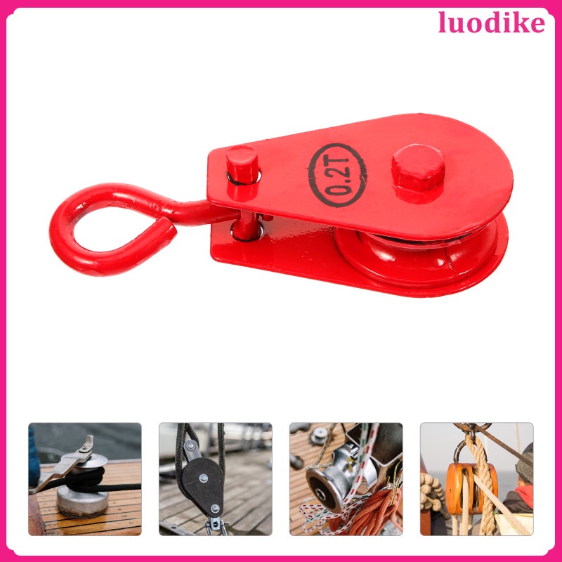 Washing Line Pulley Car Heavy A3 Steel Rope System Winch Block Wire
