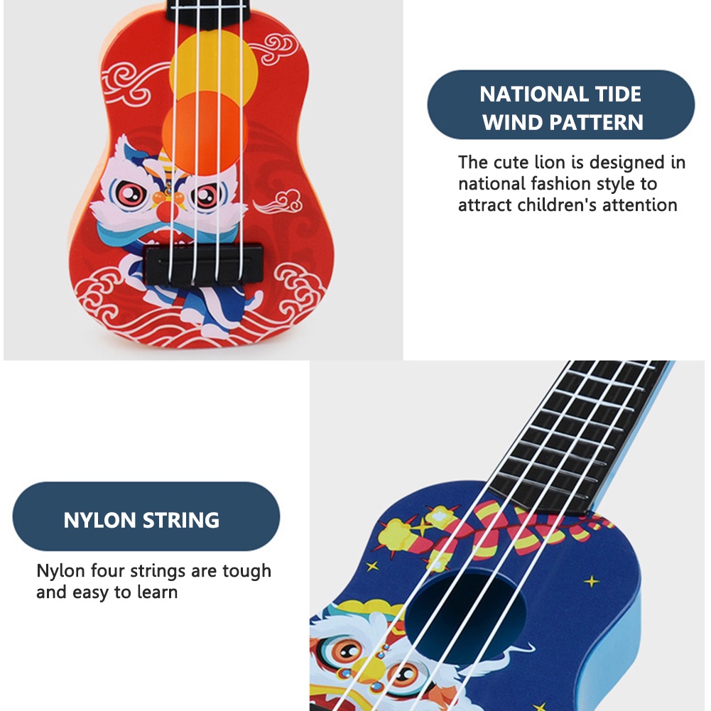 Ukulele 4 String Mini Guitar Musical Instruments Education Toys for ...