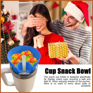 2 In 1 Top Snack Cup With Bowl Leakproof Portable Snack Cup Stadium For  Adults Kids Journey Cinema Trip Home Travel