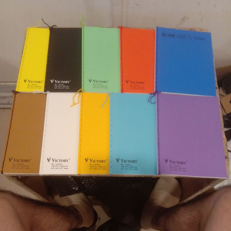 victory note book yarn 10book 80leaves 220pesos only 148mmx200mm new ...