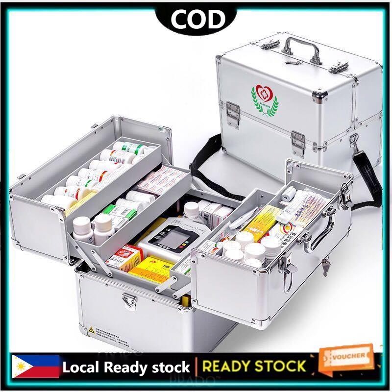 （COD）Aluminum Alloy Medicine Cabinet for Home Use - Emergency First Aid ...