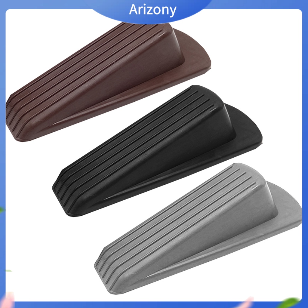 《penstok》 Door Plug Reinforced Door Stop 2pcs Heavy Duty Slanted Rubber