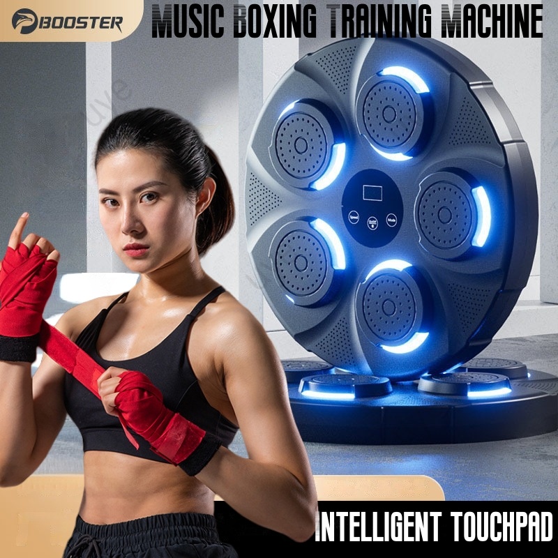 Music Boxing Training Machine Music Smart Punching Pad LED Lighted for ...